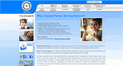 Desktop Screenshot of ferraridrivingschool.com